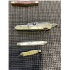 Image 5 : 9 ASSORTED VINTAGE FOLDING POCKET KNIVES