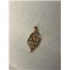 Image 2 : GOLD LAYERED STERLING SILVER W/ AUSTRAILIAN OPAL STONES PENDANT, MARKED 925