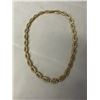 Image 1 : VINTAGE GOLD PLATED W/ TINY RHINESTONES CHOKER NECKLACE, MARKED ORLAN