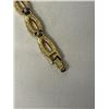 Image 3 : VINTAGE GOLD PLATED W/ TINY RHINESTONES CHOKER NECKLACE, MARKED ORLAN