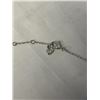 Image 3 : SILVER SWAROVSKI KEY PENDANT W/ CHAIN NECKLACE, BOTH MARKED W/ SWAN