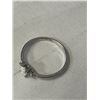 Image 2 : STERLING SILVER W/ GENUINE SPARKLING AUSTRAILIAN OPAL STONE RING, MARKED 925 SIZE 9