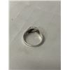 Image 2 : VINTAGE STERLING SILVER W/ TIGER EYE STONE INLAID RING, MARKED 925 AND HALLMARK, SIZE 9.5