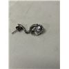 Image 2 : VINTAGE PAIR OF STERLING SILVER W/ PEARLS ANDF MAKESITE STONES EARRINGS EACH MARKED 925 AND DESIGNER