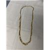Image 1 : VINTAGE MULTI STRAND GOLD TONE NECKLACE, MARKED 18