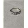 Image 1 : STERLING SILVER W/ CZ STONES RING, MARKED BC 925 CN SIZE 6