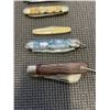 Image 4 : 9 ASSORTED VINTAGE FOLDING POCKET KNIVES