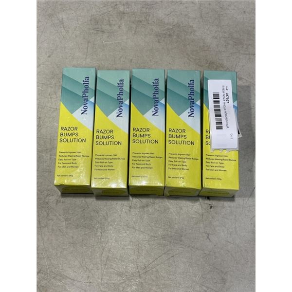 5 NEW NOVA PHOLIA INGROWN HAIR  TREATMENT - TOTAL RETAIL $110