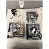 Image 1 : 4 MCFARLANES 3 IN PACKAGES 1 OUT, TREVOR LINDEN, LIMITED EDITION E PETTERSON, CORY SCHNEIDER AND TOD