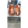 Image 1 : 4 COPPER METAL PLANTERS