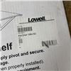 Image 3 : 2 NEW LOWELL WALL SHELVES 18X16 HOLDS UP TO 100 LB  RETAIL $210