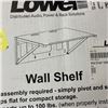 Image 4 : 2 NEW LOWELL WALL SHELVES 18X16 HOLDS UP TO 100 LB  RETAIL $210
