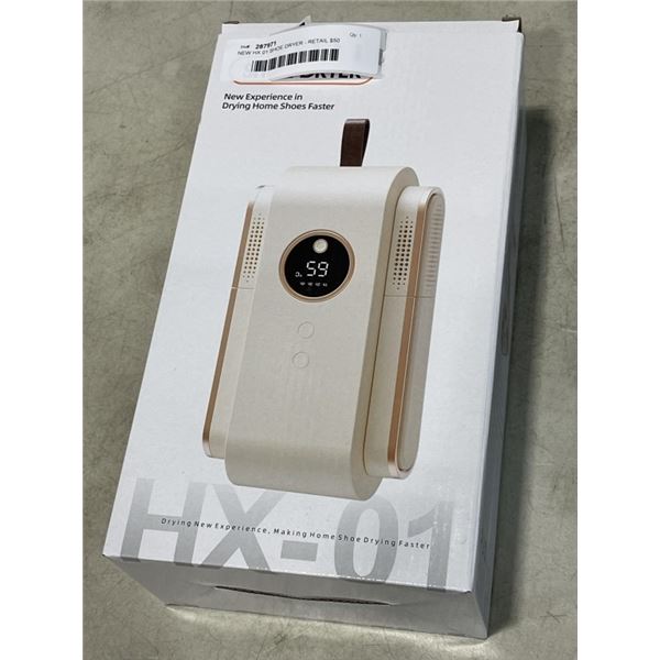 NEW HX 01 SHOE DRYER - RETAIL $50