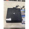 Image 2 : PLAYSTATION 4 CONSOLE AND 3 PS4 GAMES AND CONTROLLER
