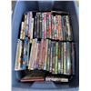 Image 2 : LARGE TOTE OF VHS TAPES, DVDS, AND VINTAG ENCYCLOPEDIAS