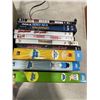 Image 5 : VINTAGE AGS SOLID STATE 8 TRACK PLAYER, ANBD BOX OF ASSORTED 8-TRACKS AND DVDS