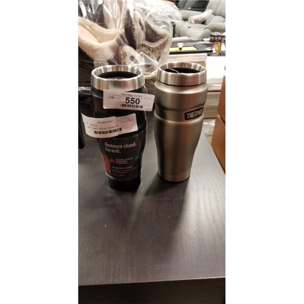 2 NEW THERMOS TRAVEL TUMBLERS