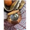 Image 7 : TOTE OF ASSORTED HOME DECOR AND LARGE FAIRY FIGURE