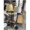 Image 1 : 2 MODERN FLOOR LAMPS, ONE IS A BRIDGE LAMP