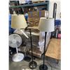 Image 2 : 2 MODERN FLOOR LAMPS, ONE IS A BRIDGE LAMP