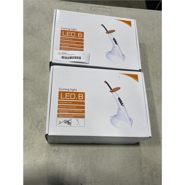 2 NEW LED CURING LIGHTS