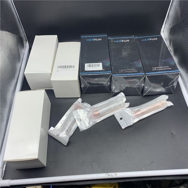 NINE NEW MOOD ENHANCEMENT ADULT TOYS THREE FEMALE THREE MALE AND THREE UNISEX