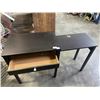 Image 3 : MODERN 1 DRAWER TABLE WITH PULL OUT