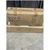 Image 1 : VIVO MOTORIZED TV STAND WITH REMOTE CONTROL AND VIVO  QUAD MONITOR DESK MOUNT