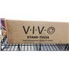 Image 3 : VIVO DARK WALNUT EASEL STUDIO TV STAND
