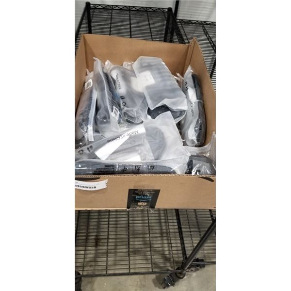 LOT OF VARIOUS WATER SHOES AND WET BAGS