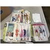 Image 3 : BOX OF VINTAGE SEWING PATTERNS