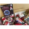 Image 4 : LARGE BOX OF COLLECTIBLES - MOSTLY COCA COA, DISNEY, ETC