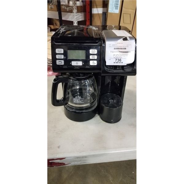 AS NEW HAMILTON BEACH FLEWBREW TRIO COFFEE MAKER - TESTED WORKING, RETAIL $109