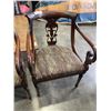 Image 2 : PAIR OF ANTIQUE MAHOGANY EMPIRE STYLE ARMCHAIRS