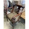 Image 6 : PAIR OF ANTIQUE MAHOGANY EMPIRE STYLE ARMCHAIRS