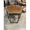 Image 2 : ANTIQUE CARVED OCTAGONAL PARLOUR TABLE