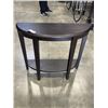 Image 1 : MODERN HALL TABLE, DARK FINISH