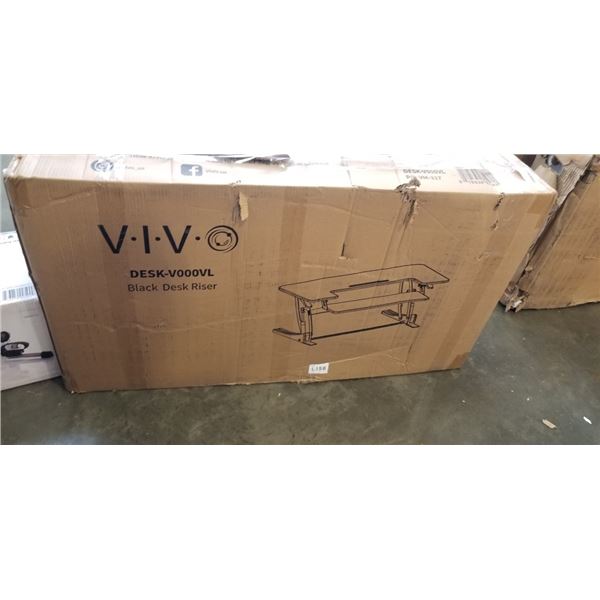 VIVO BLACK DESK RISER