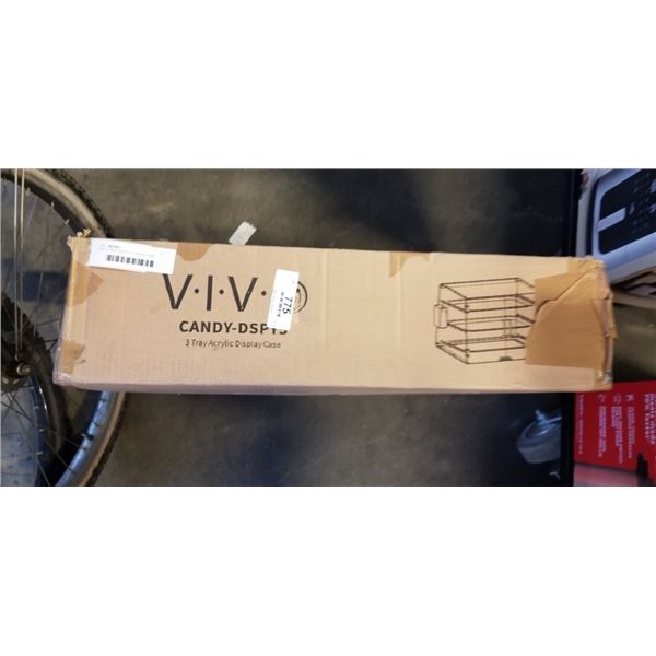 VIVO 3 TRAY  ACRYLIC DISPLAY CASE