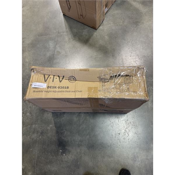 VIVO BLUE KIDS HEIGHT ADJUSTIBLE DESK AND CHAIR