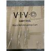 Image 2 : VIVO BLACK MOBLIE LAPTOP CART