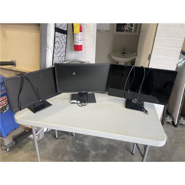 3 WORKING MONITORS, INCLDUING DELL 23 INCH LCD