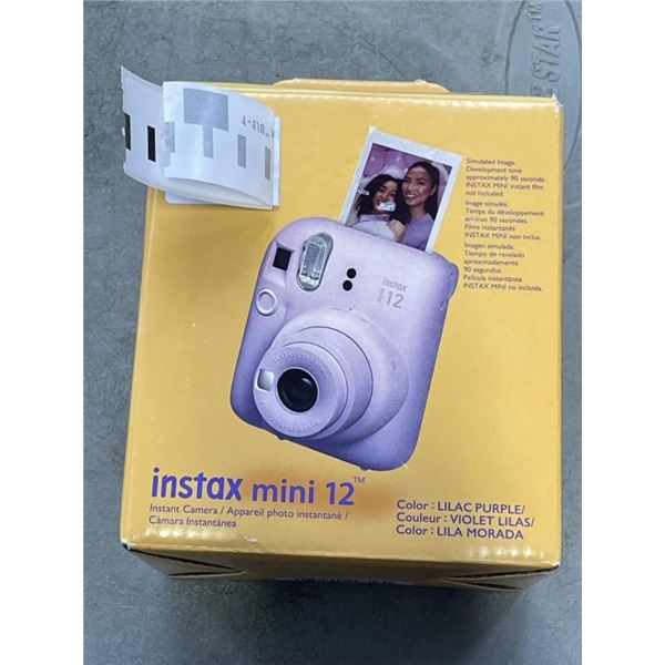FUJIFILM INSTAX MINI 12 CAMERA - TESTED WORKING, RETAIL $99