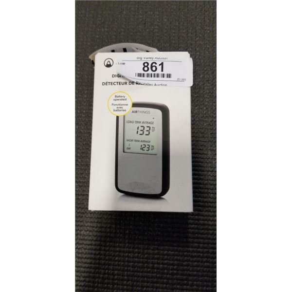 AIRTHINGS DIGITAL RADON DETECTOR