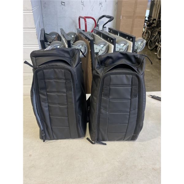 2 AS NEW HUGGER BACKPACKS