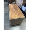 Image 1 : MODERN RATTAN STORAGE BENCH