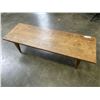 Image 4 : VINTAGE OAK COFFEE TABLE