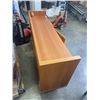 Image 6 : 71 INCH SERVING CABINT WITH 3 SOFT CLOSE DOORS, AND GALLERY, ONE FOOT NEEDS TO BE REATTACHED, NOT BR