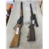 Image 1 : DAISY RED RYDER  BB PUMP ACTION, MODEL 1938B AND PLASTIC  RIFLE