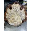 Image 2 : ORANTE HIGHLY CARVED LOVESEAT AND CHAIR